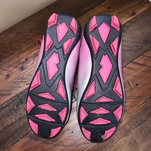DSG Pink and Silver Soccer Cleats  Girls Size 13 - Picture 6 of 15
